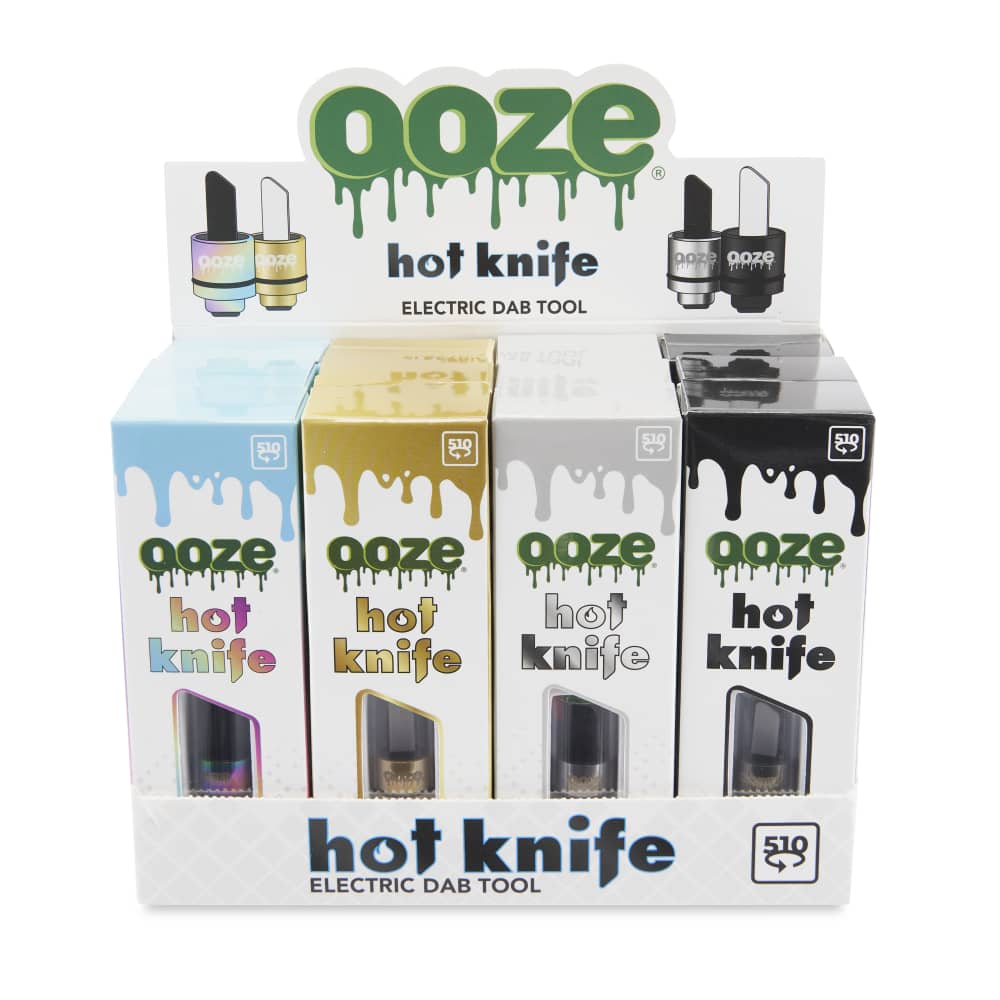 OOZE Hot Knife 12Ct Display, ooze life, electronic dab tool, thc
